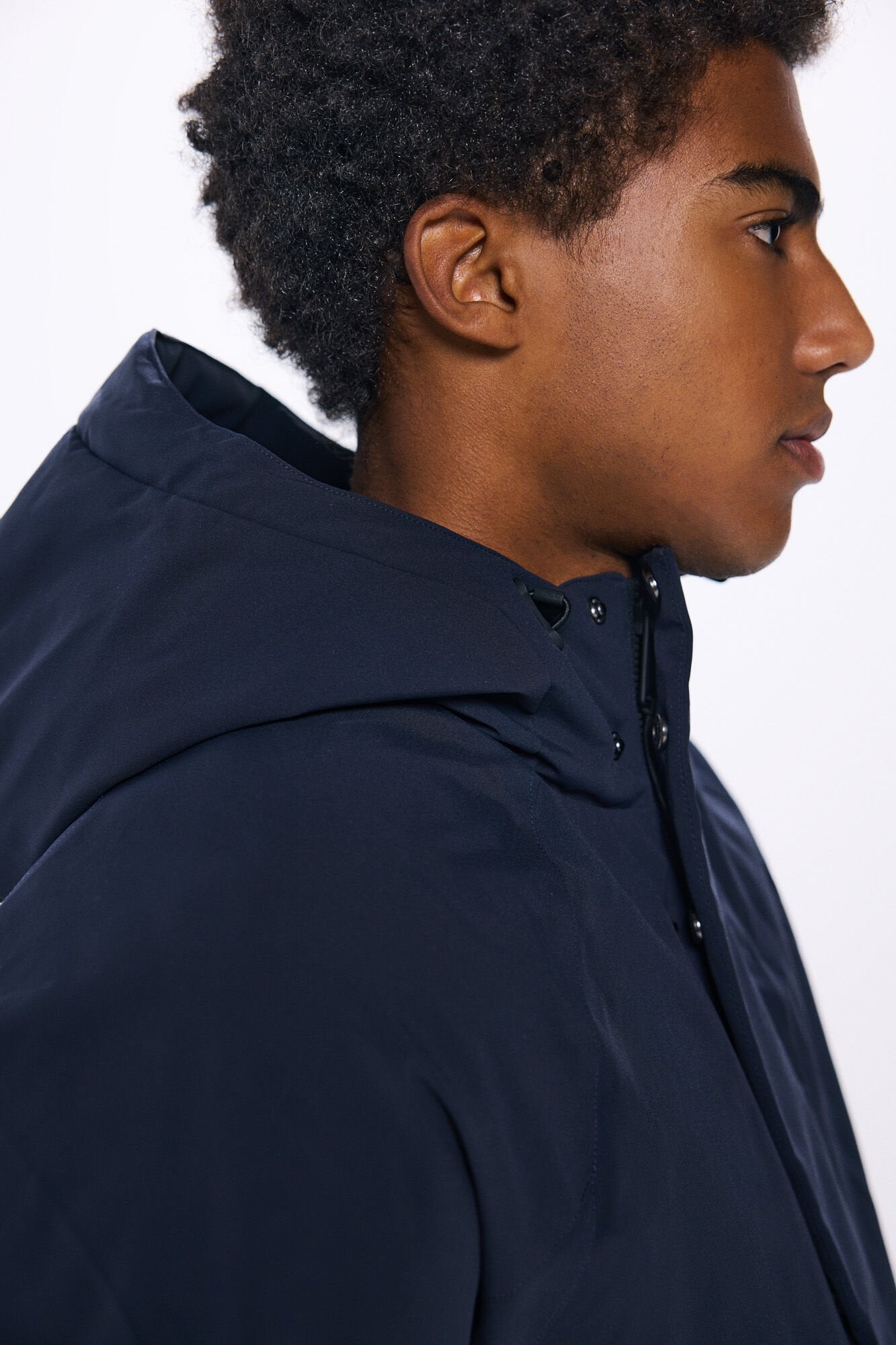Springfield Short Padded Thermal Parka - Blue 9 Shaws Department Stores