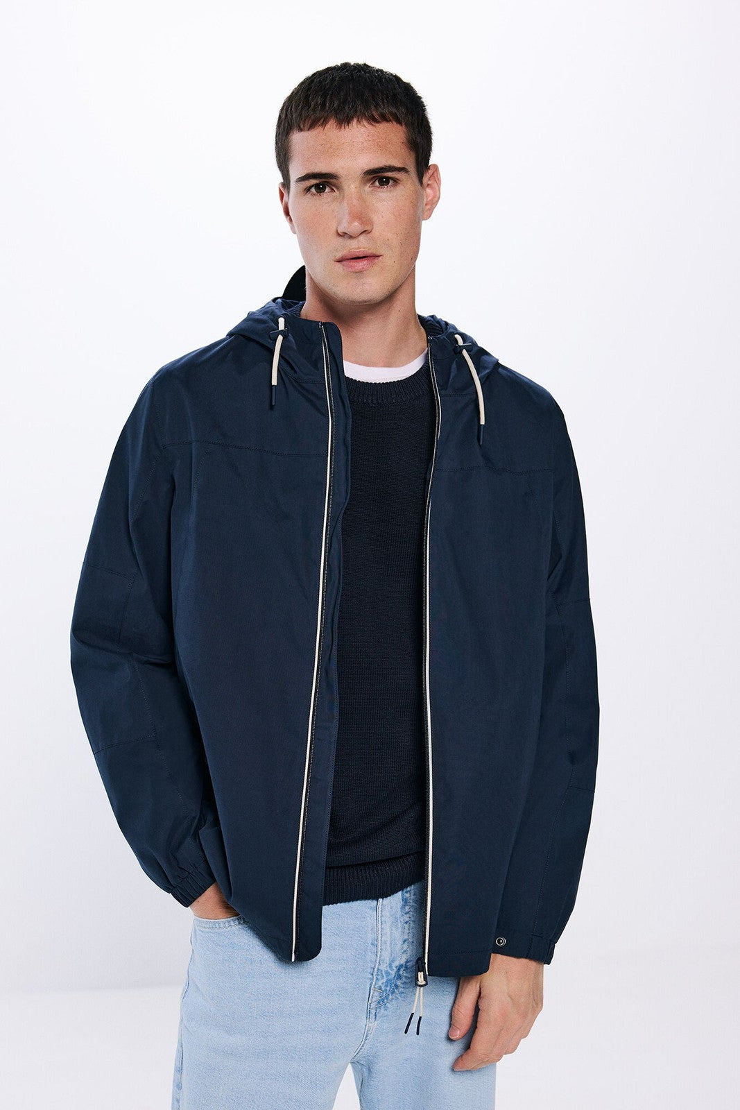 Springfield Technical parka - Blue 1 Shaws Department Stores