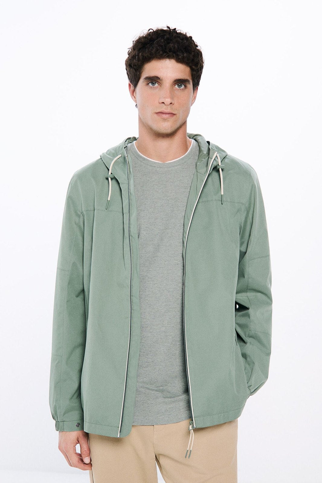 Springfield Technical parka - Green 3 Shaws Department Stores