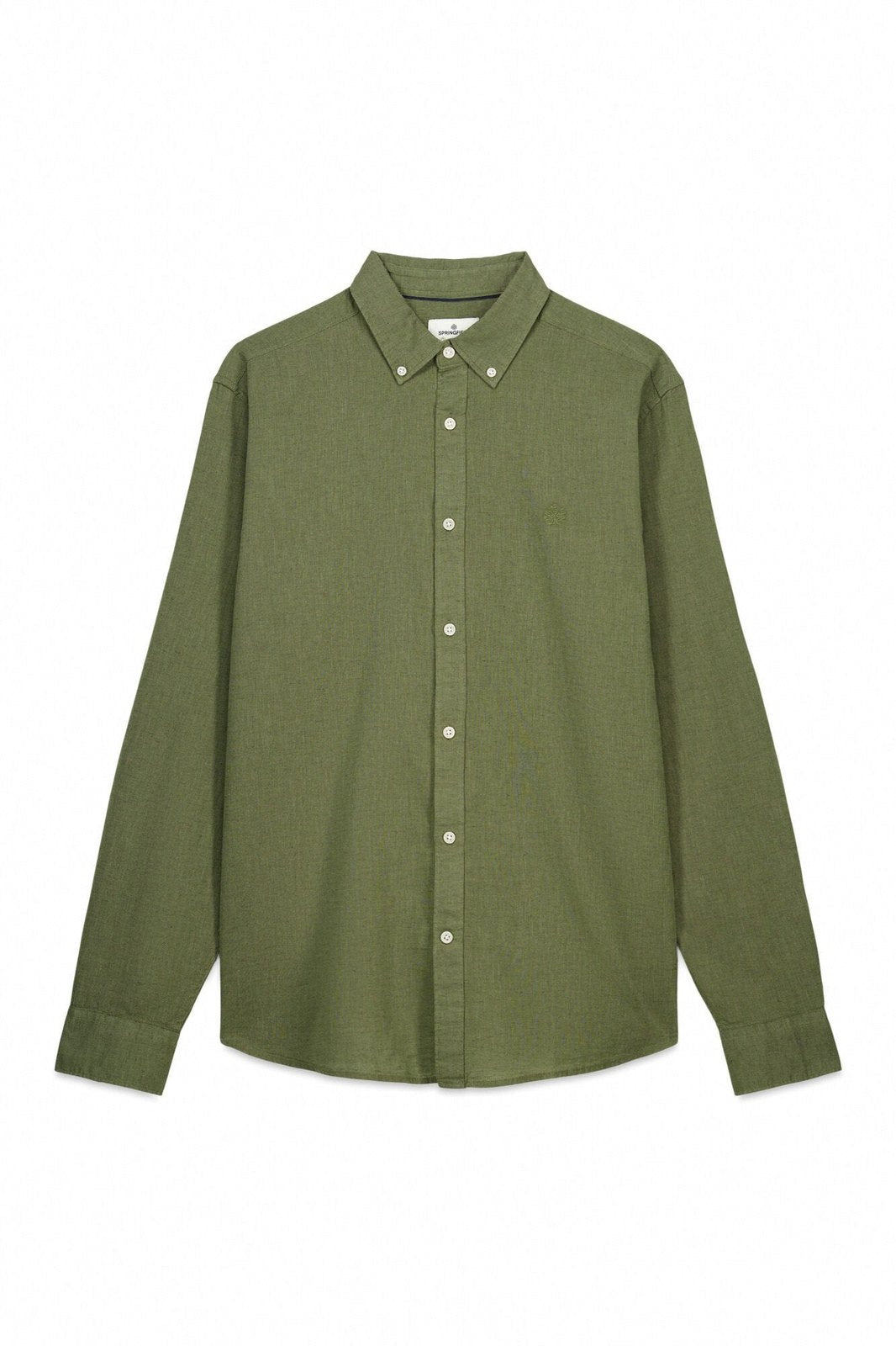 Cotton Linen Shirt - Green