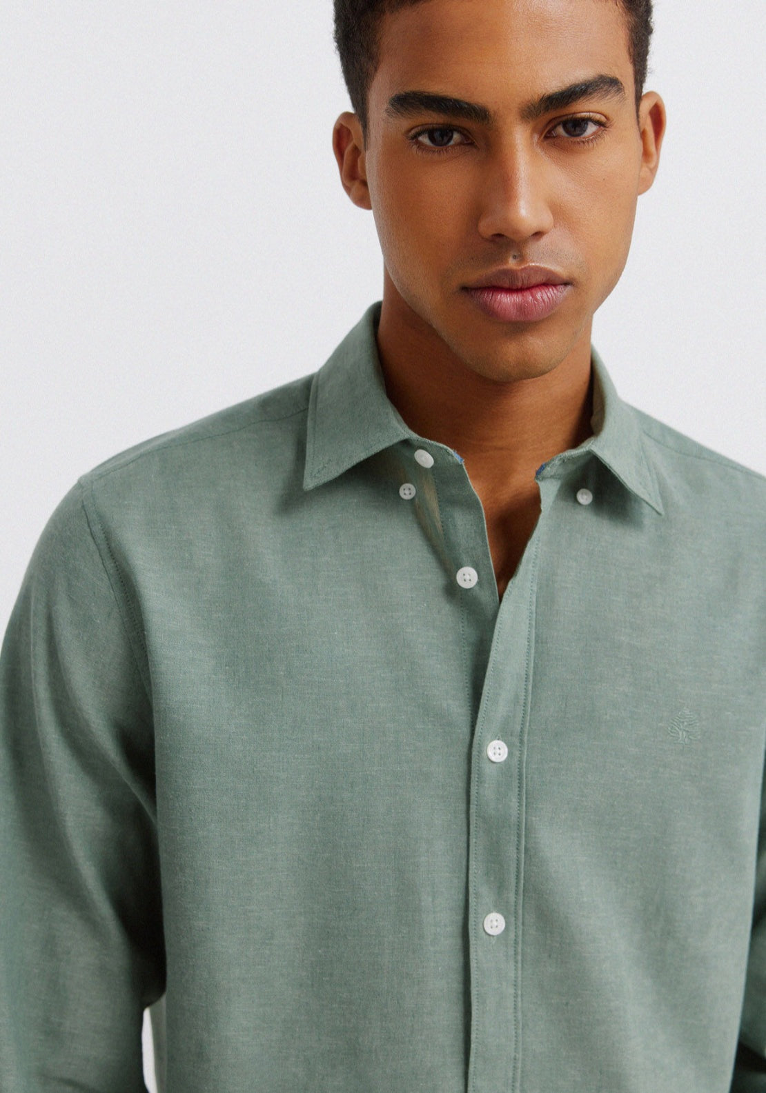 Linen Shirt - Green