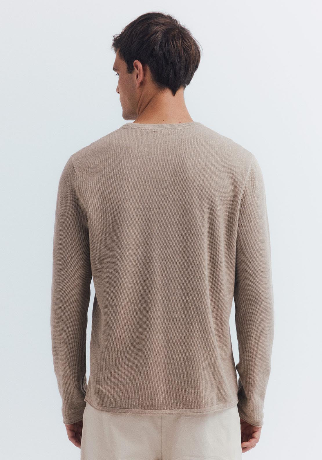 Textured Jumper - Beige