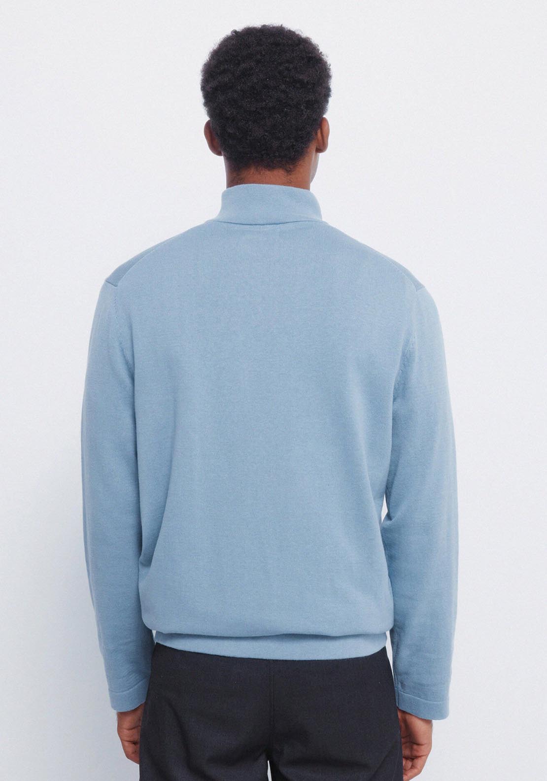 Springfield Milano Zip Jumper - Blue 2 Shaws Department Stores