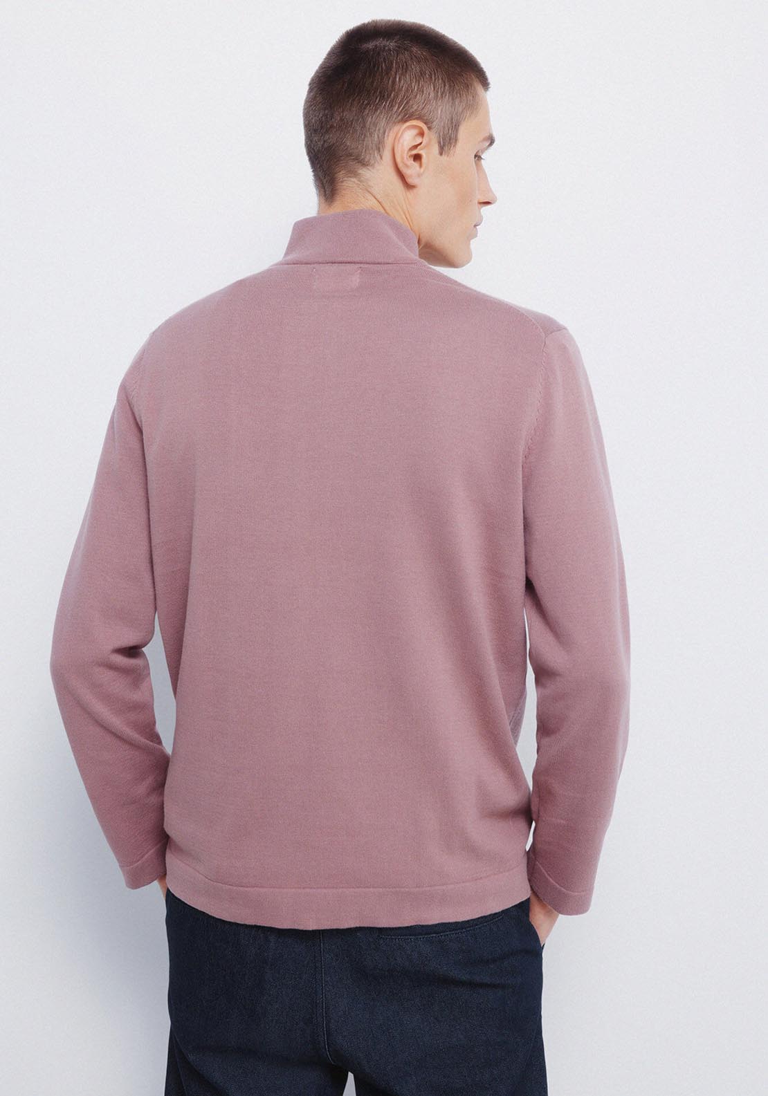 Springfield Milano Zip Jumper - Pink 2 Shaws Department Stores