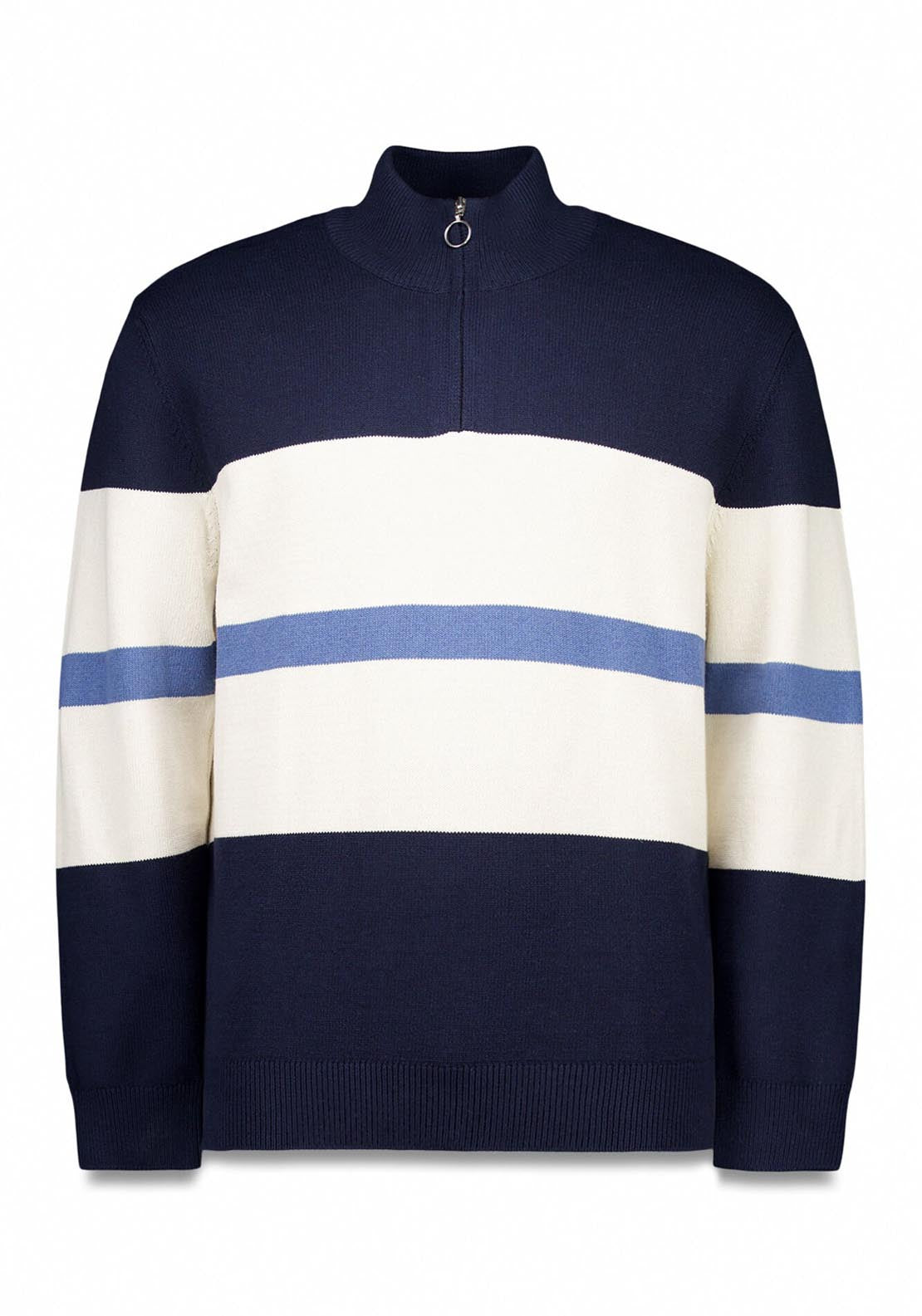 1/4 Zip Sweater - Navy
