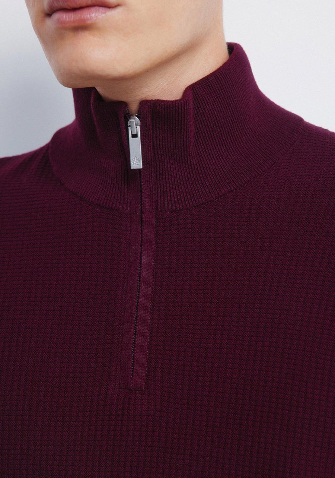 Springfield Zip Jumper - Red 4 Shaws Department Stores