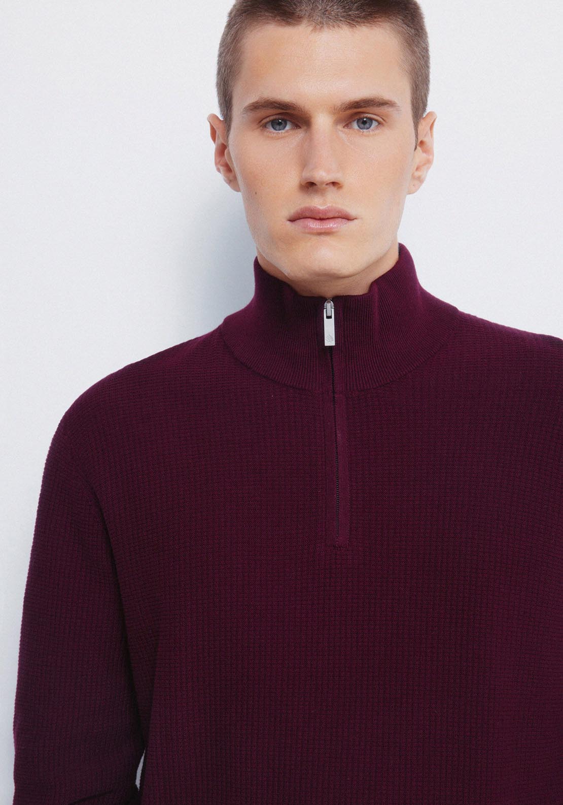 Springfield Zip Jumper - Red 3 Shaws Department Stores