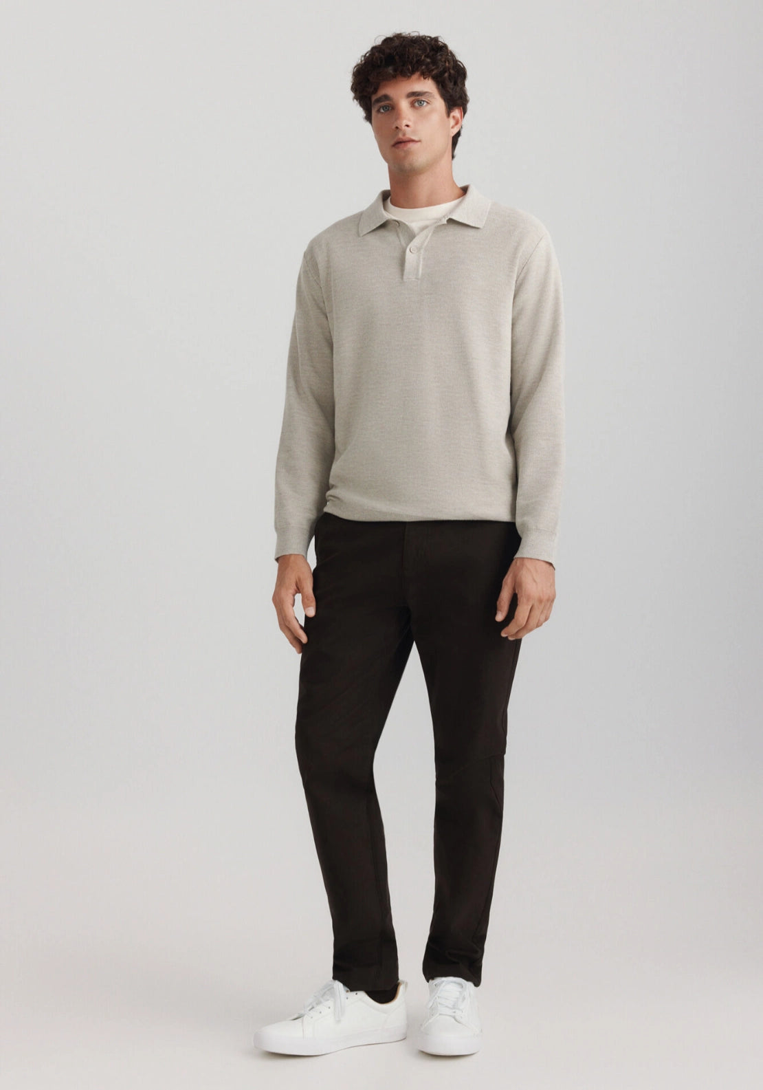 Structured Polo - Beige