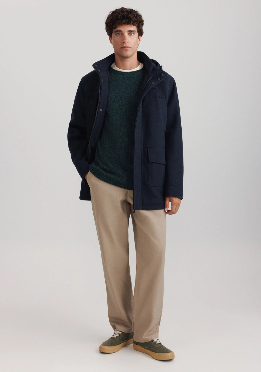 Roll Up Knit - Green