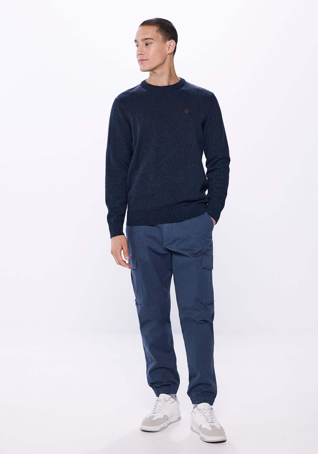 Springfield Plain Twisted Jersey - Blue 4 Shaws Department Stores
