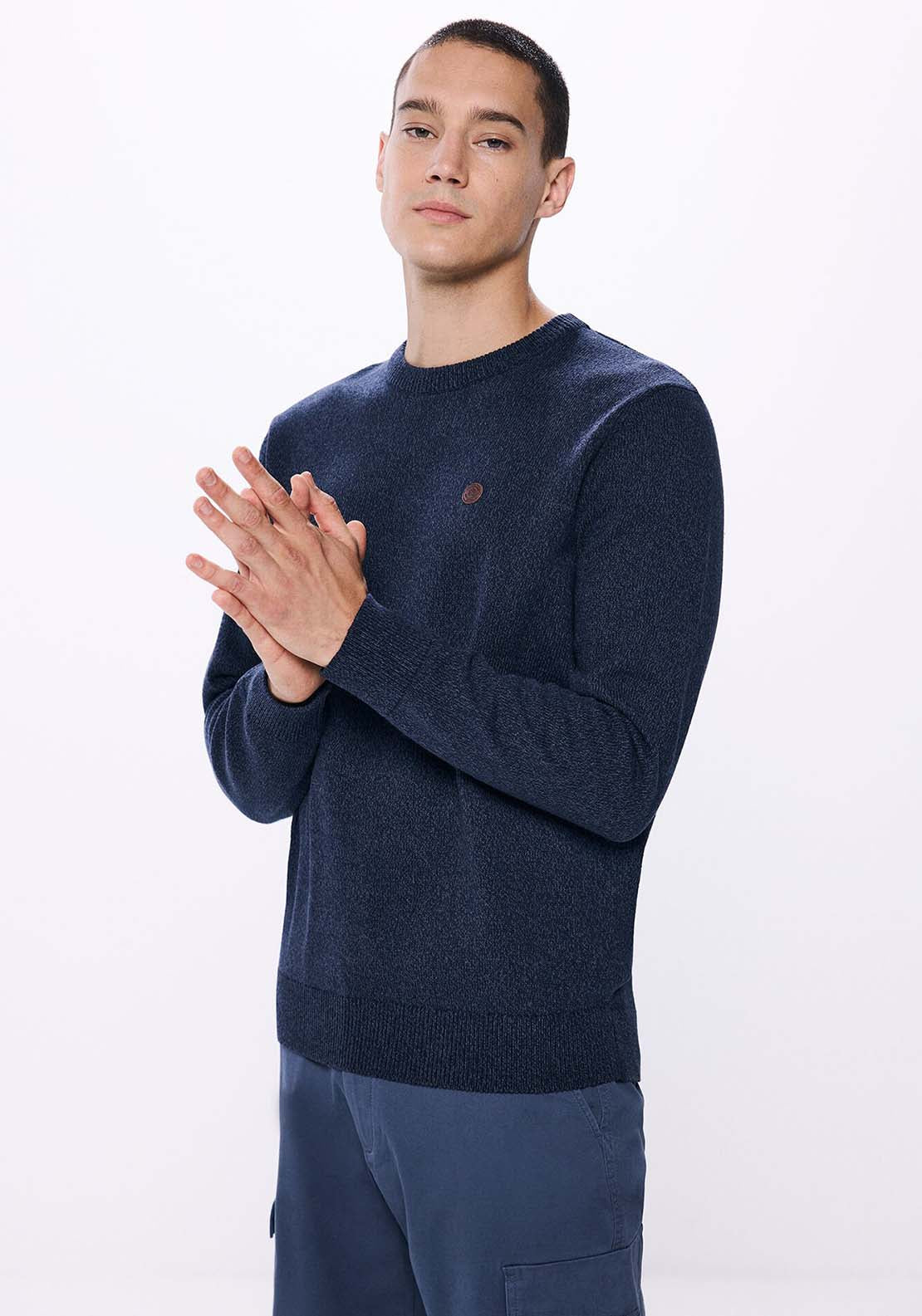 Springfield Plain Twisted Jersey - Blue 1 Shaws Department Stores