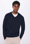 Essential V-neck jumper - Navy