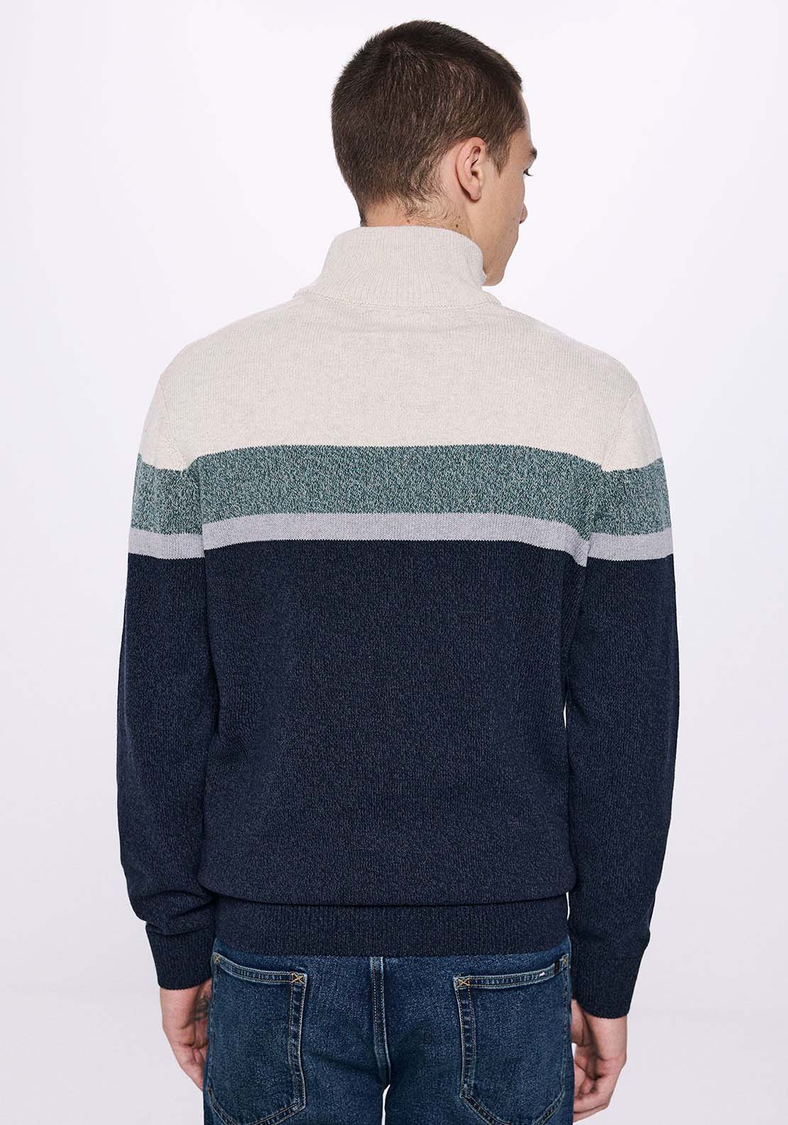 Springfield Long Sleeve Sweater - Navy 3 Shaws Department Stores
