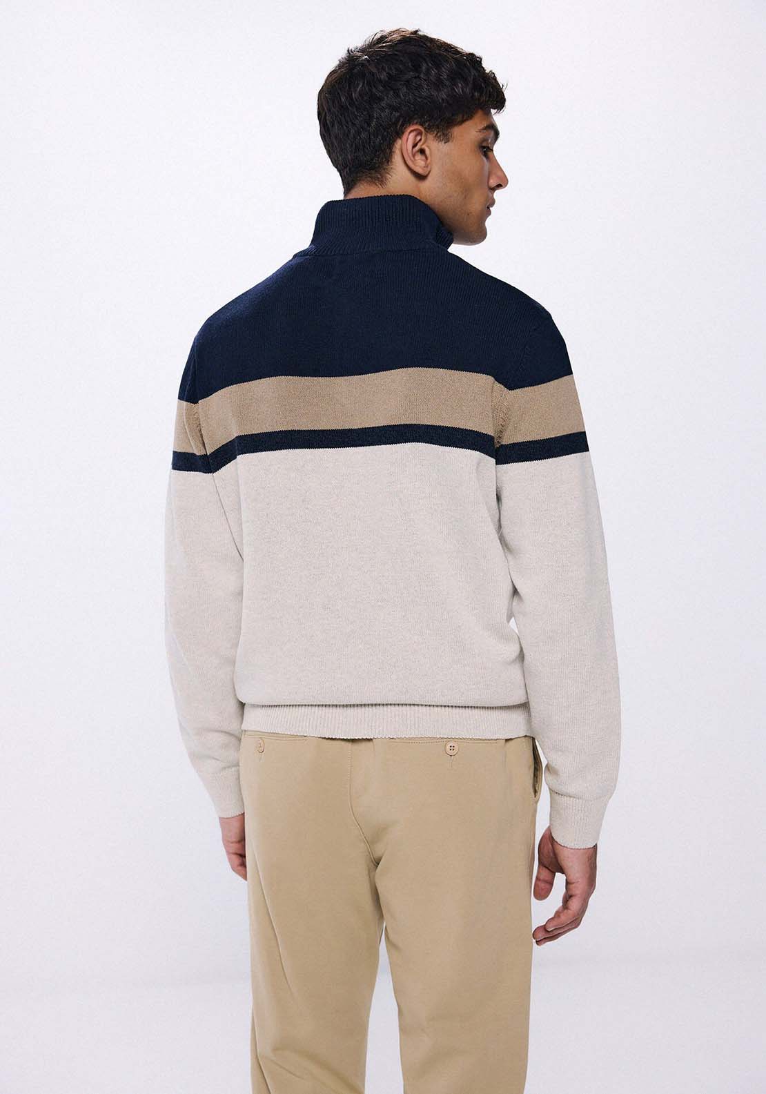Springfield Long Sleeve Sweater - Grey 2 Shaws Department Stores