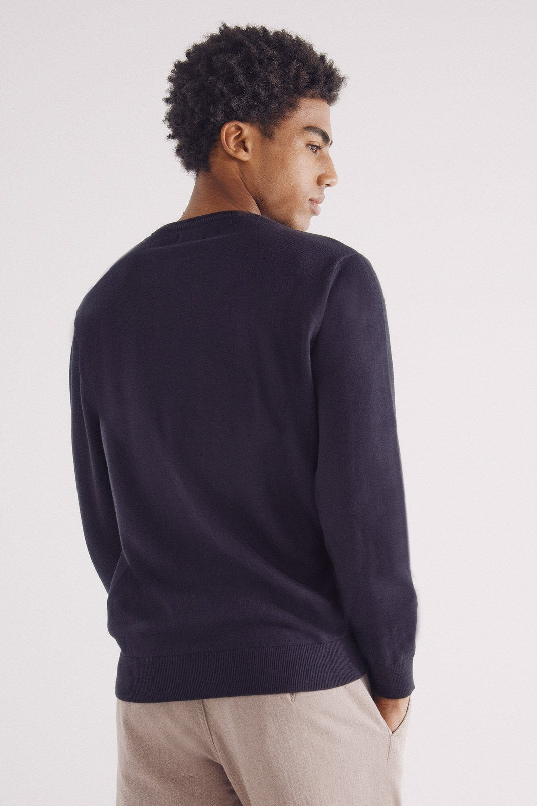 Springfield Essential jumper - Navy 4 Shaws Department Stores