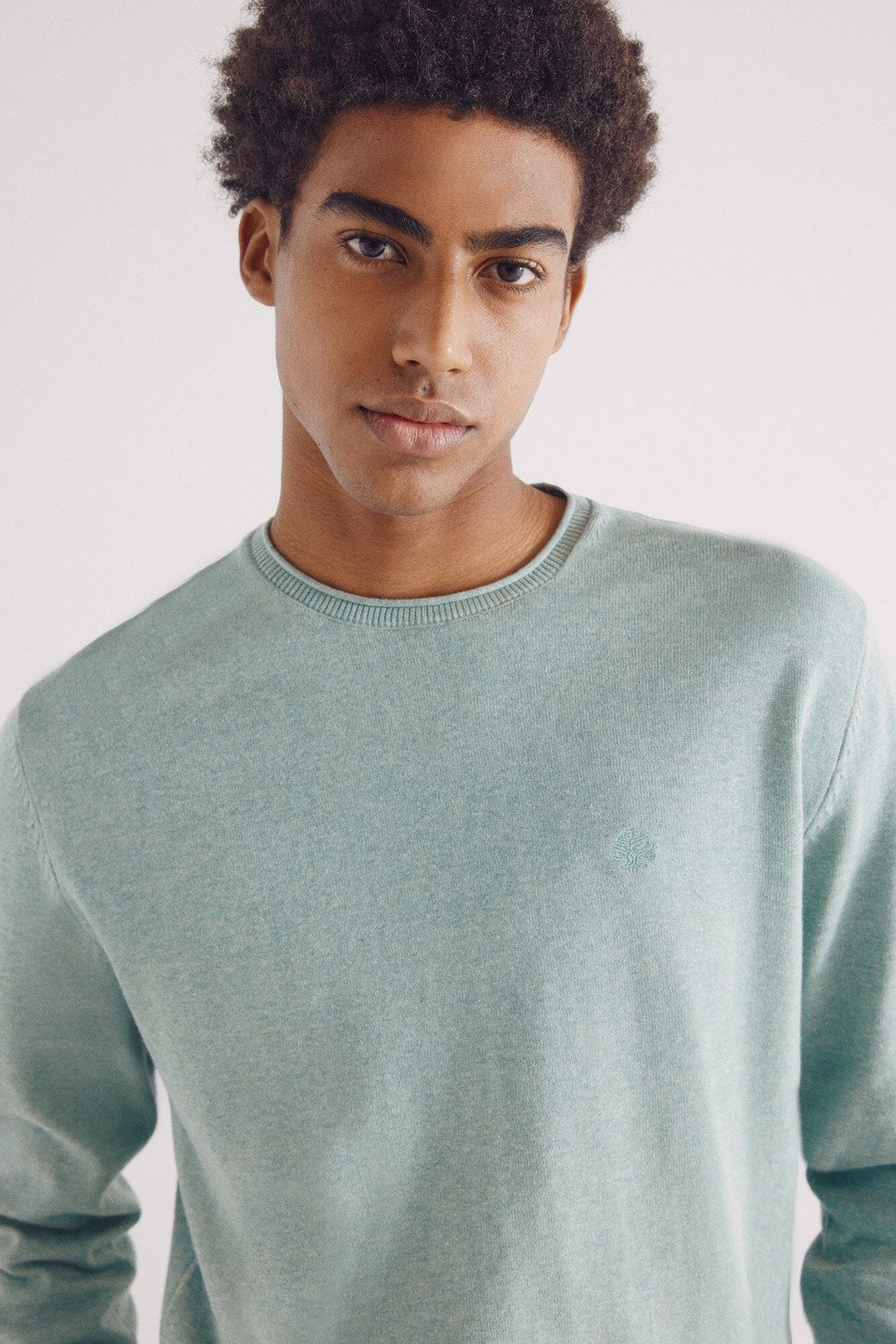 Springfield Essential jumper - Green 7 Shaws Department Stores