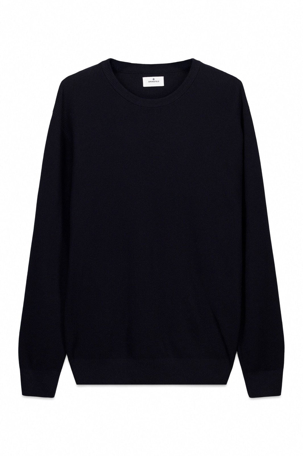 Basic Structured Knit - Navy