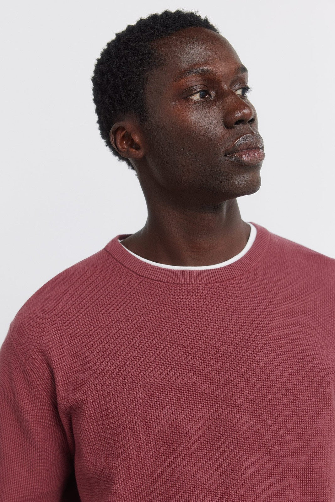 Basic Structured Knit - Red