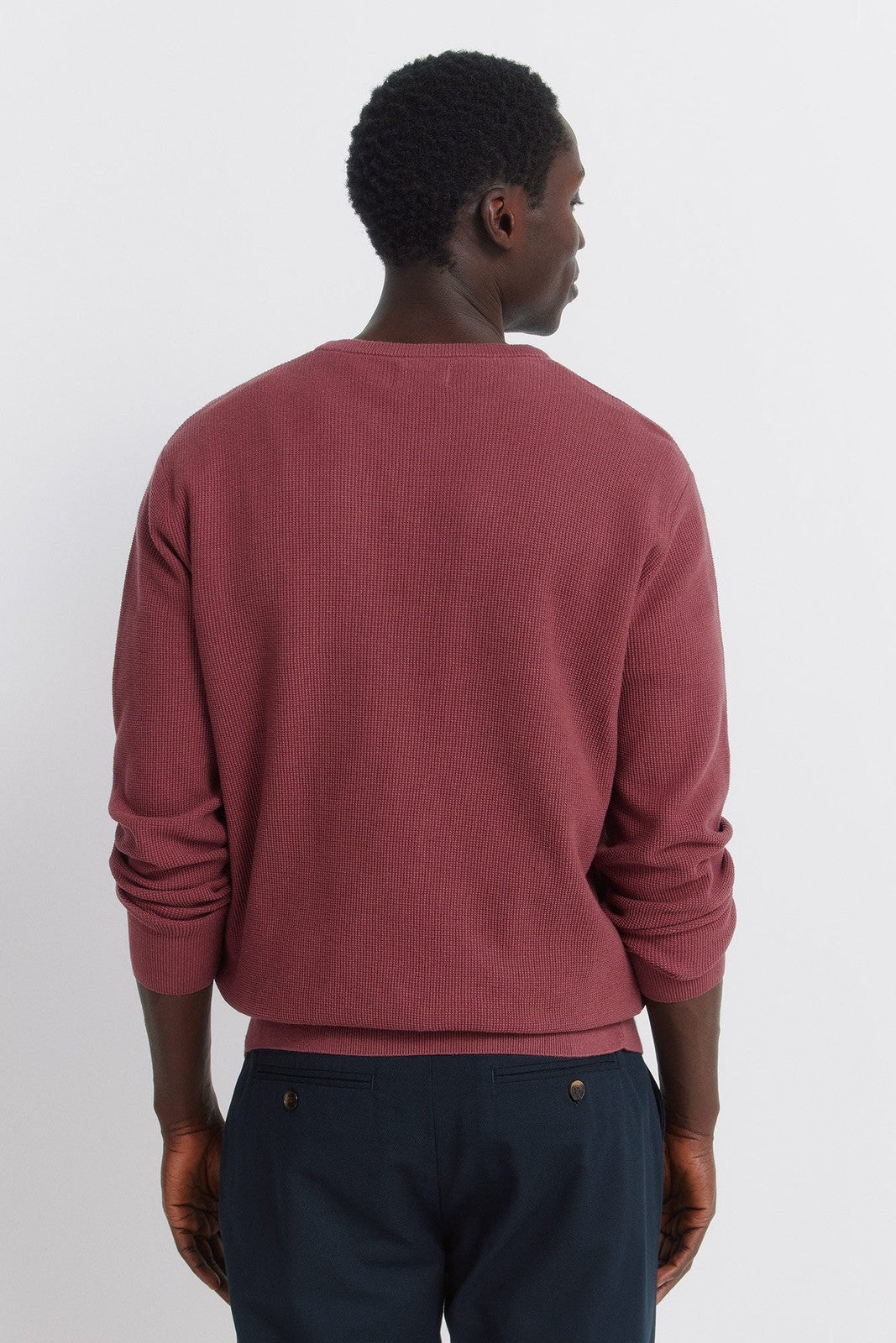 Basic Structured Knit - Red
