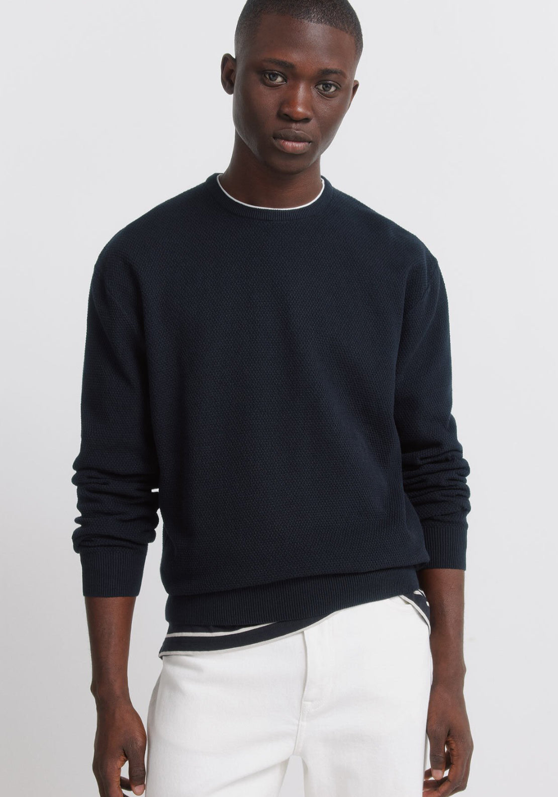 Double Knit Jumper - Navy