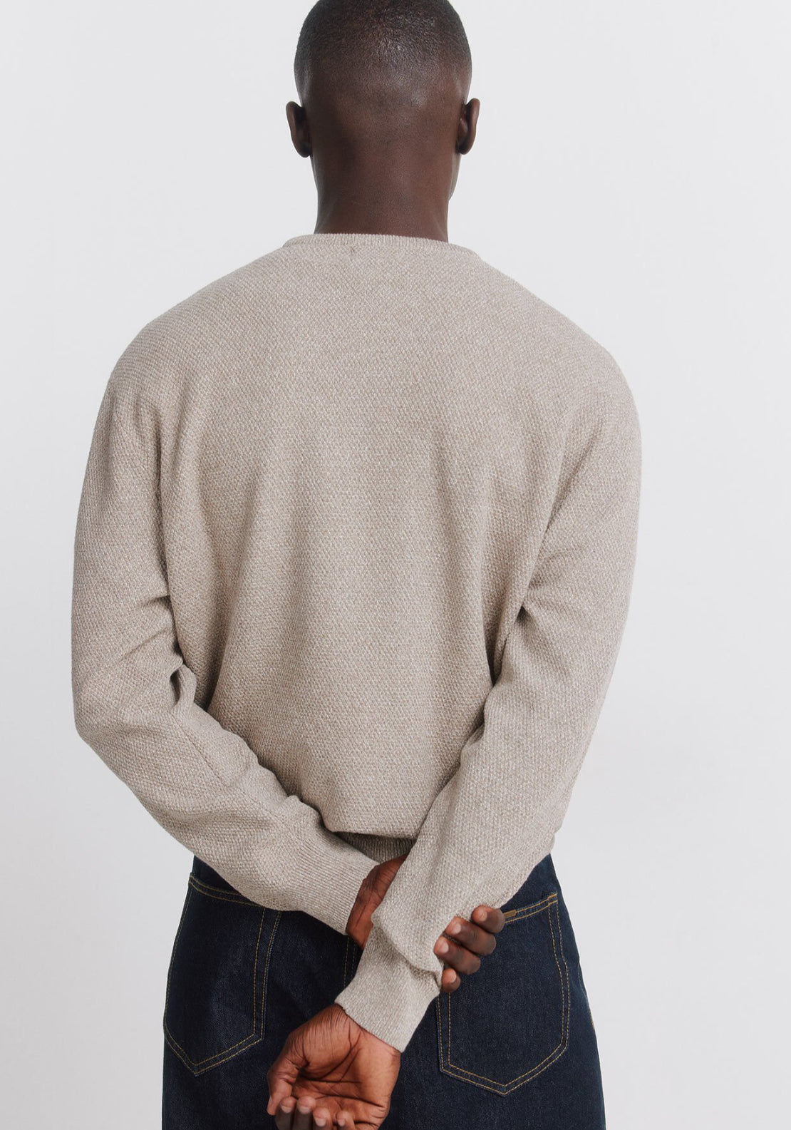 Double Knit Jumper - Brown