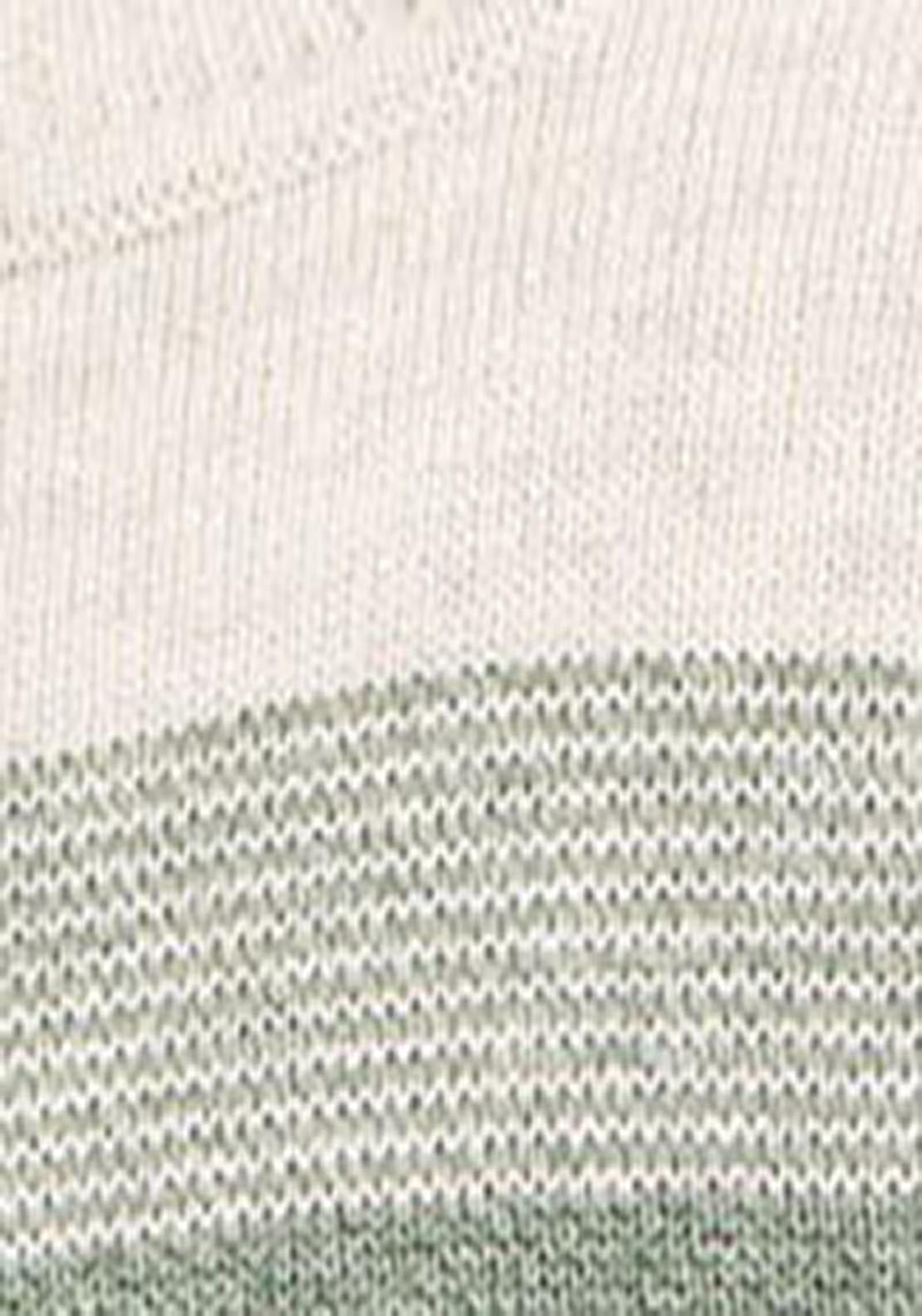Springfield Fine Wool Stripe Knit - Green 5 Shaws Department Stores