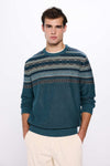 Jacquard jumper - Blue