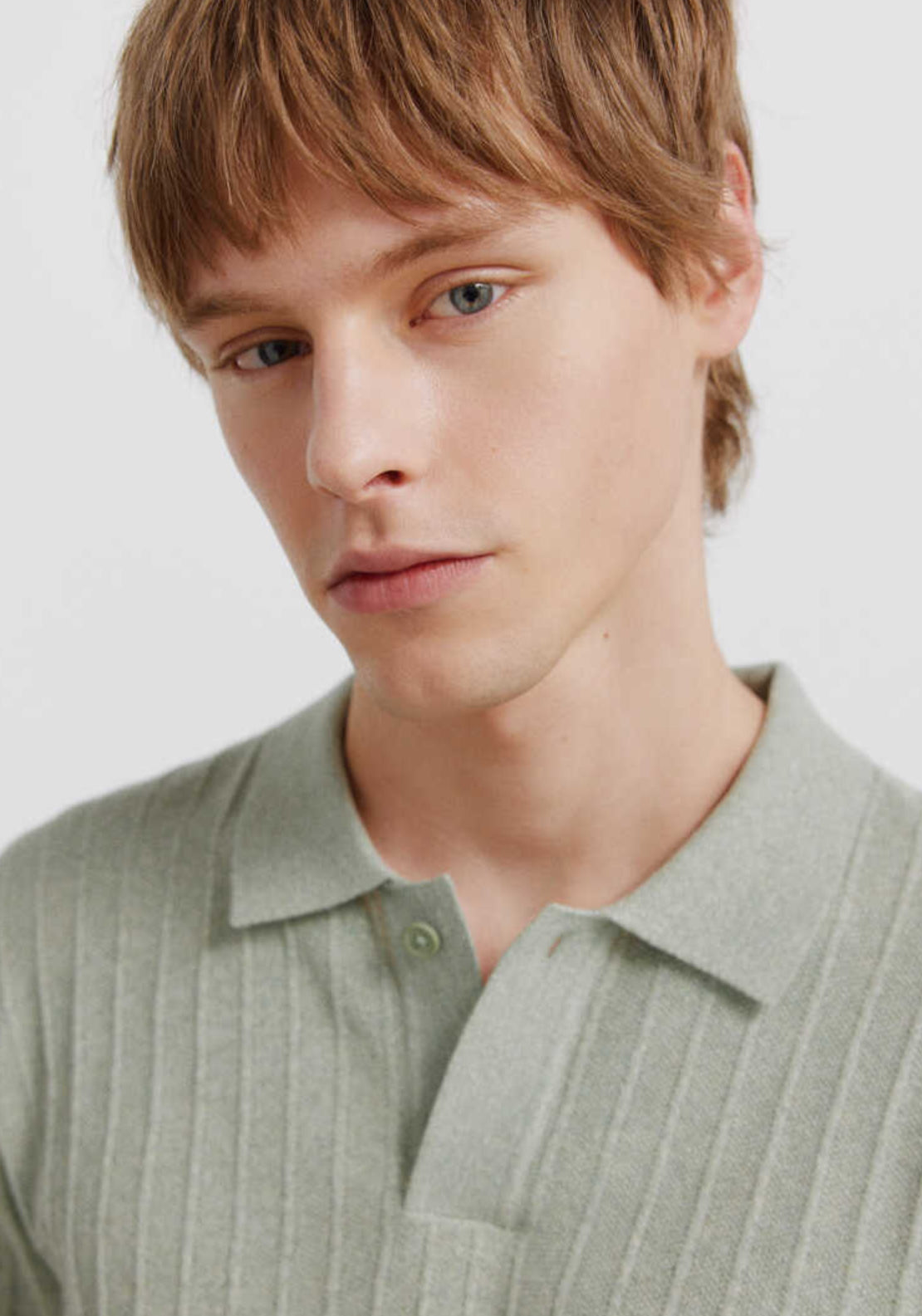 Basic Structured Polo Shirt - Green