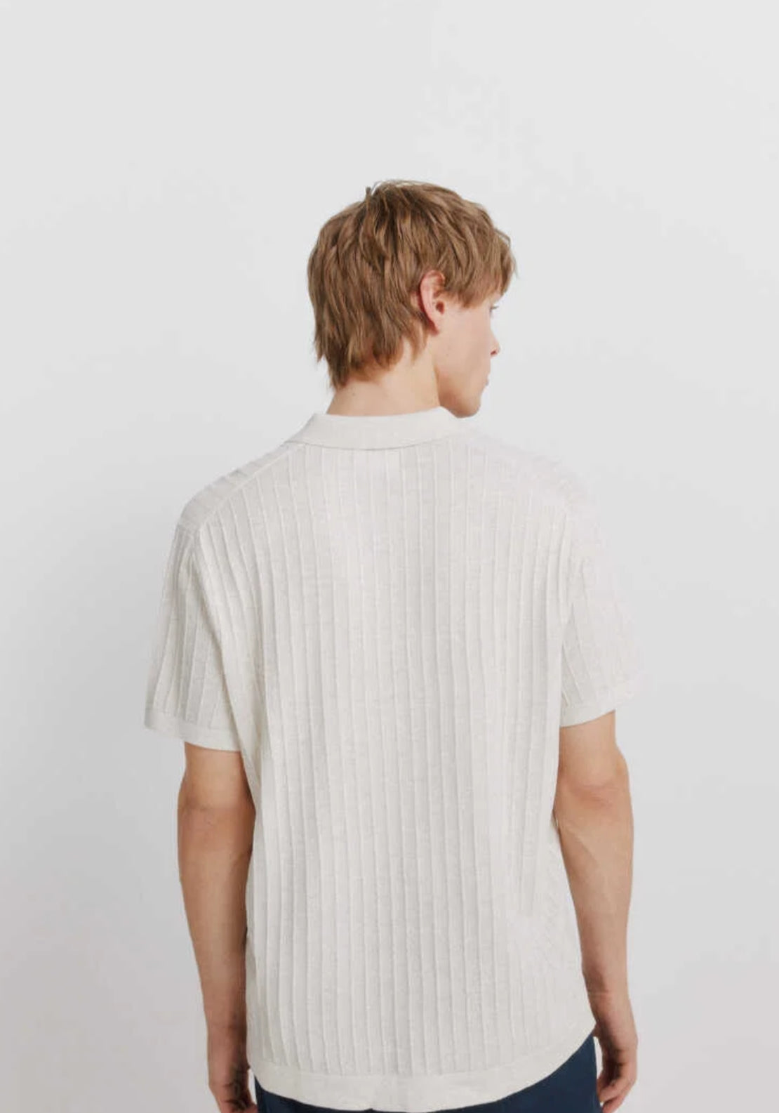 Basic Structured Polo Shirt - Grey / Silver