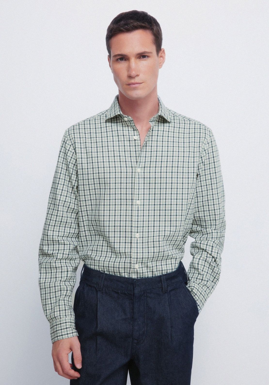 Small Checkered Shirt - Green