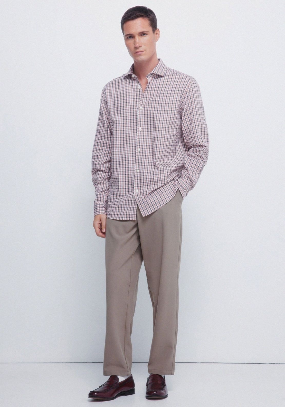 Small Checkered Shirt - Pink