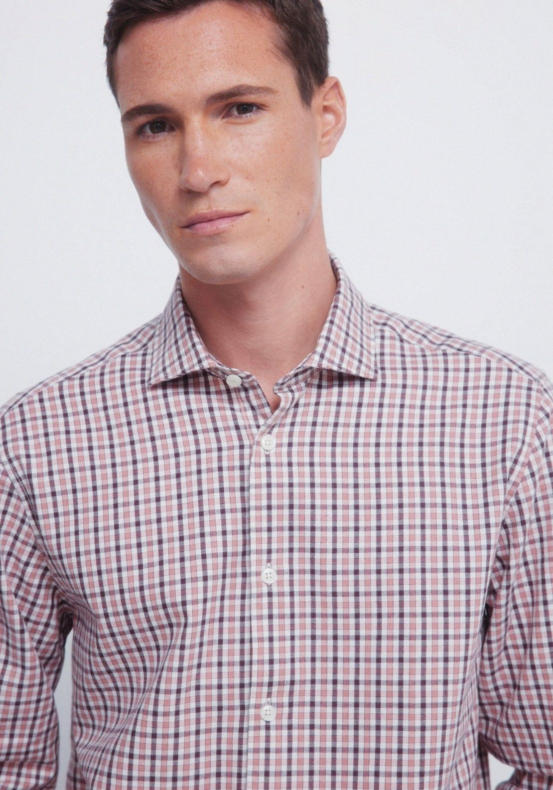 Small Checkered Shirt - Pink