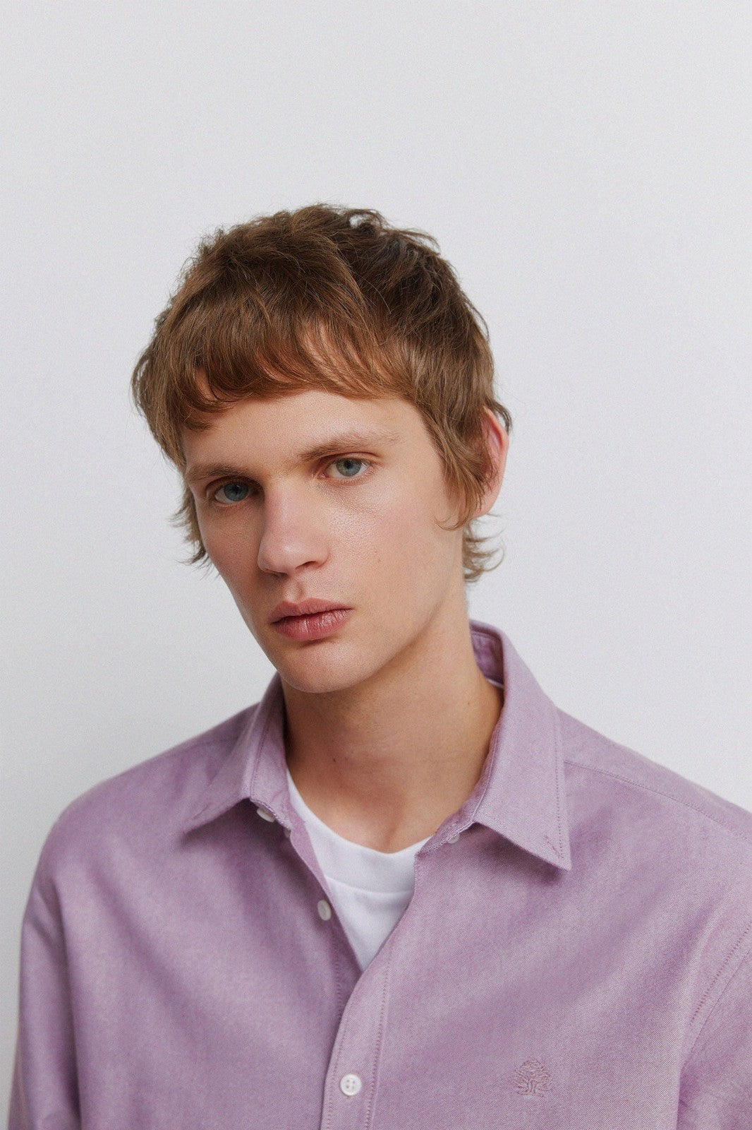 Oxford Wrinkle-Free Shirt - Red