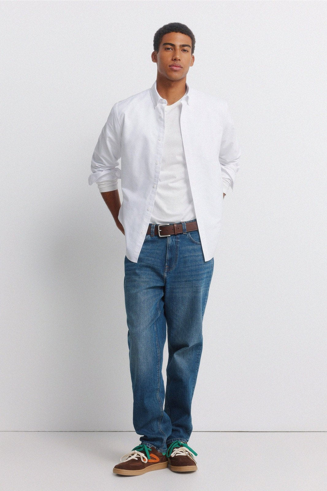 Oxford Wrinkle-Free Shirt - White