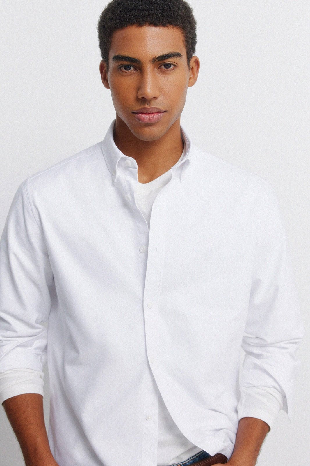 Oxford Wrinkle-Free Shirt - White