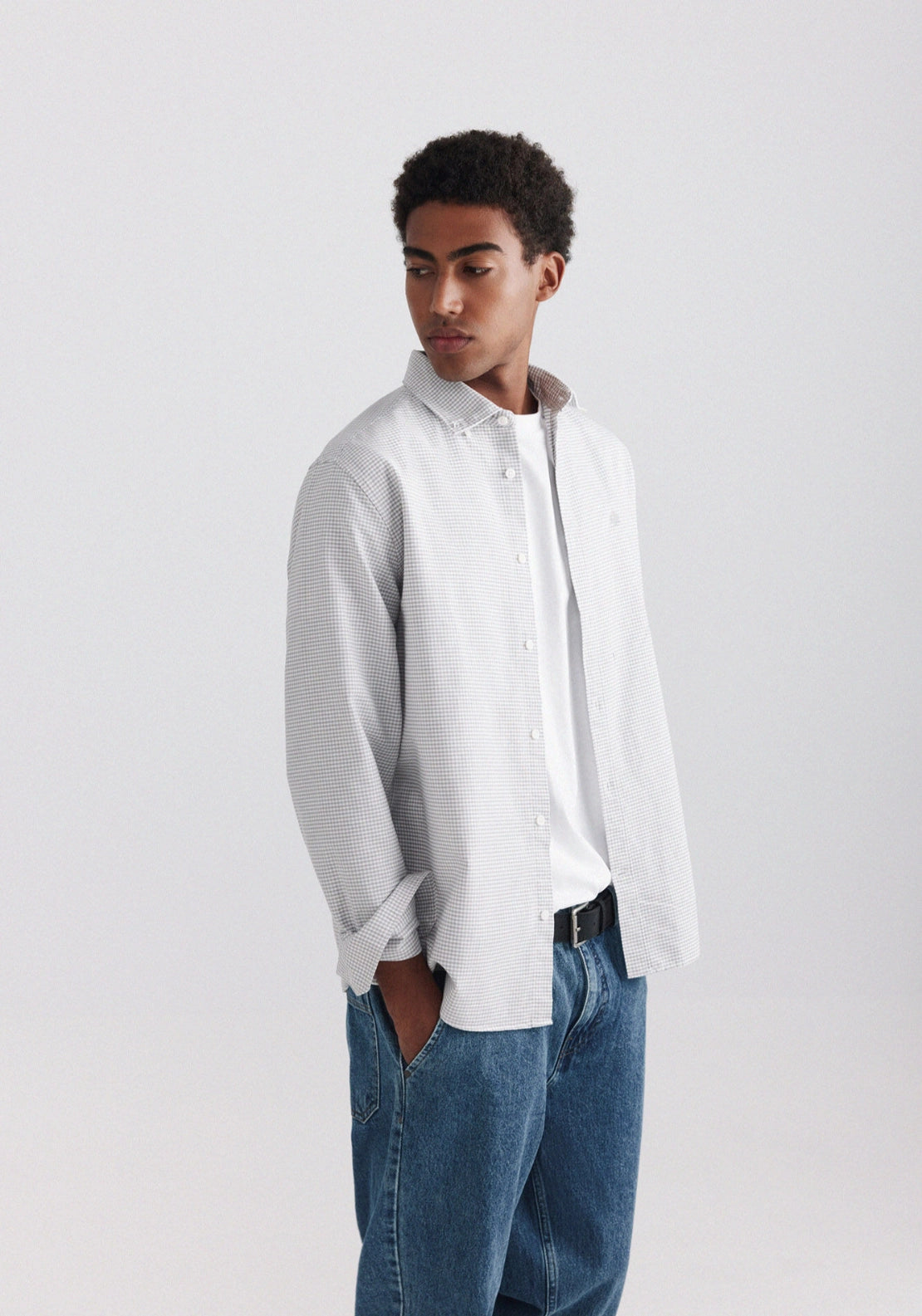 Vichy Oxford Shirt - Grey