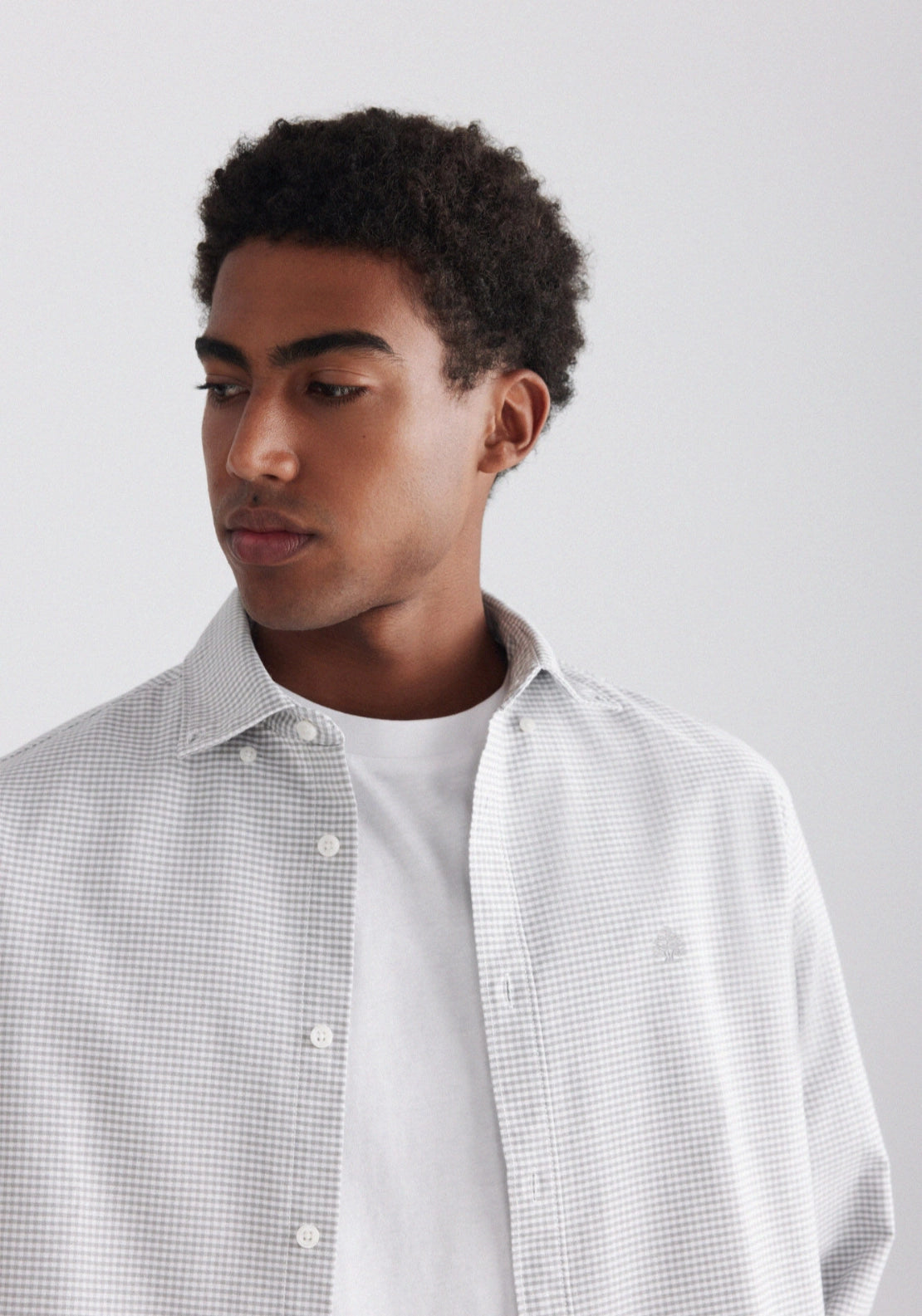 Vichy Oxford Shirt - Grey