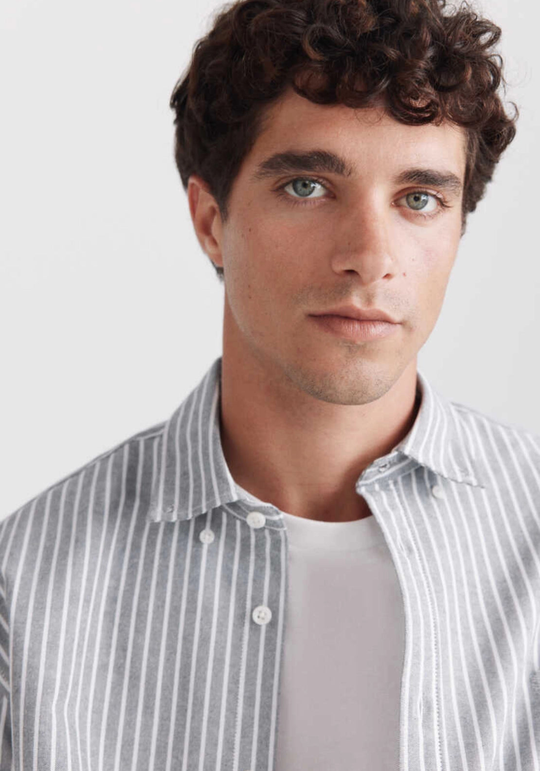 Stripe Oxford Shirt - Blue