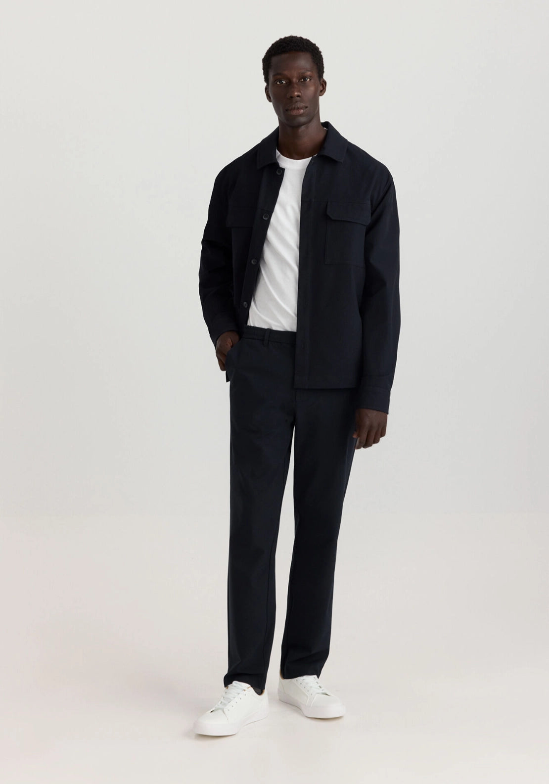 Fluid Overshirt - Blue