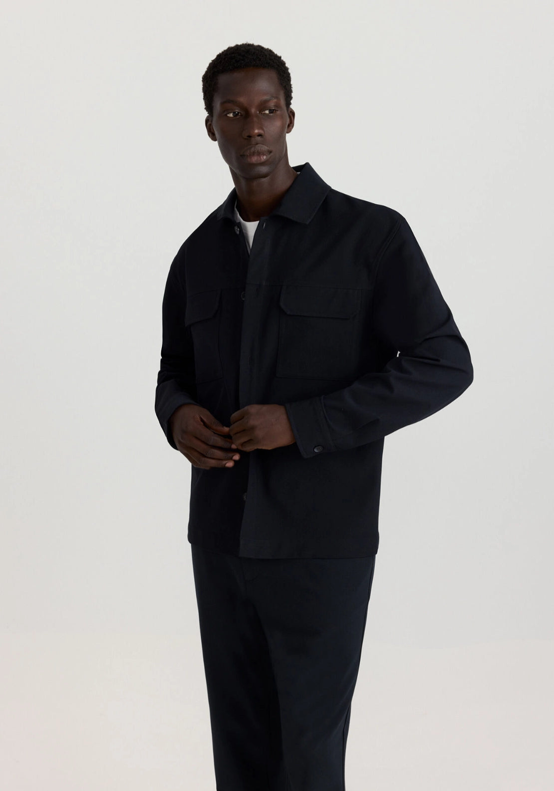 Fluid Overshirt - Blue