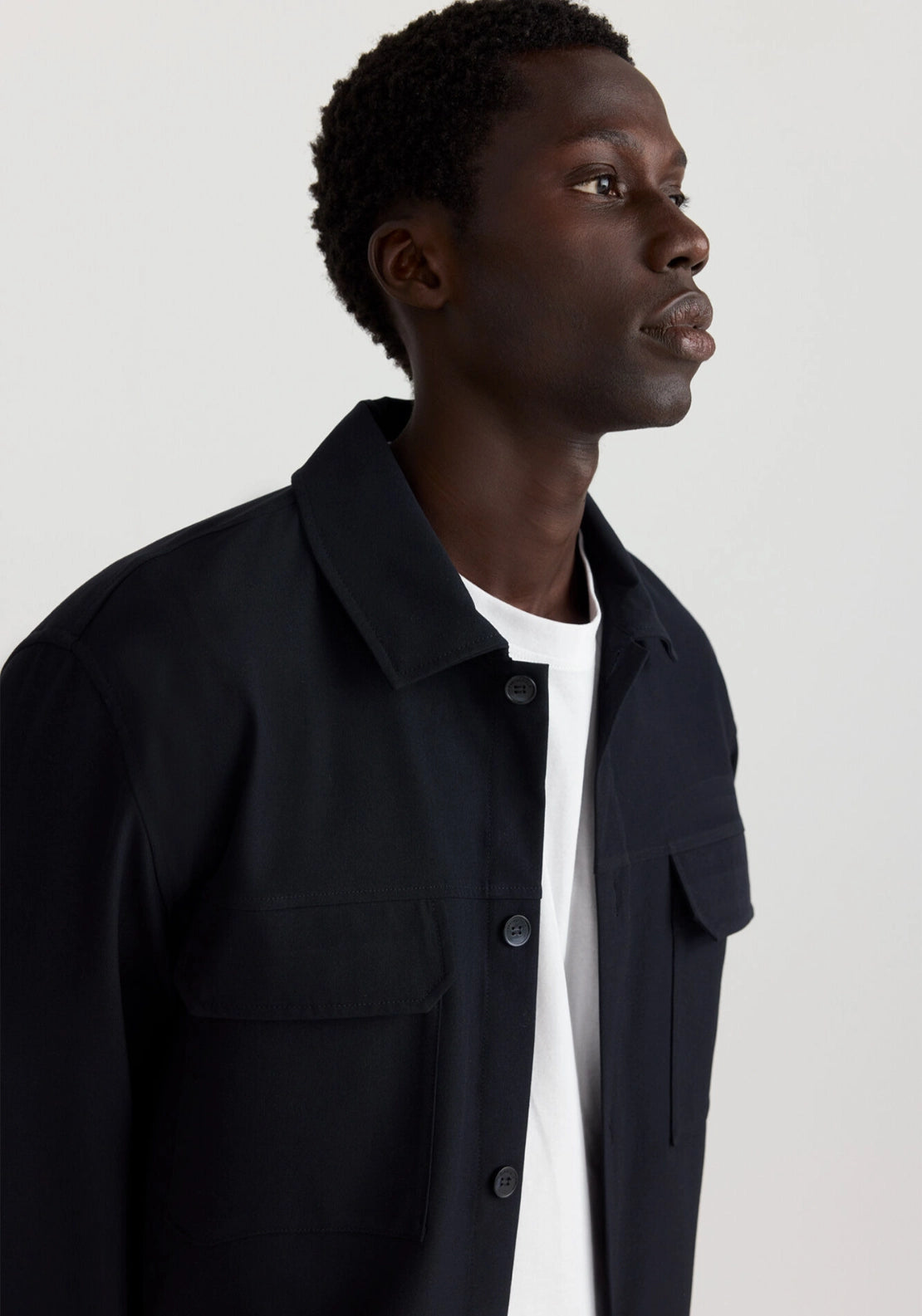 Fluid Overshirt - Blue