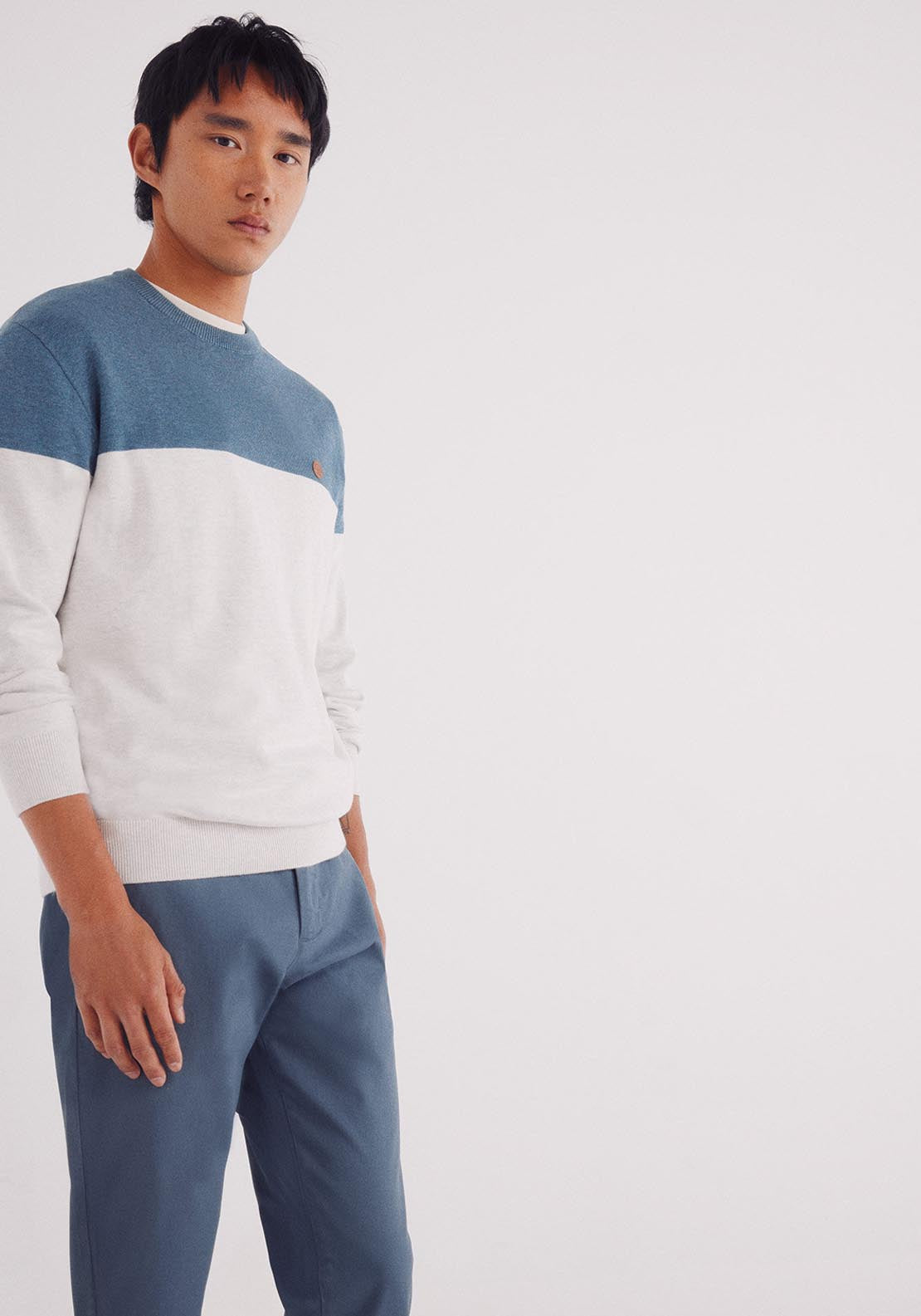 Slim Fit Chinos - Blue