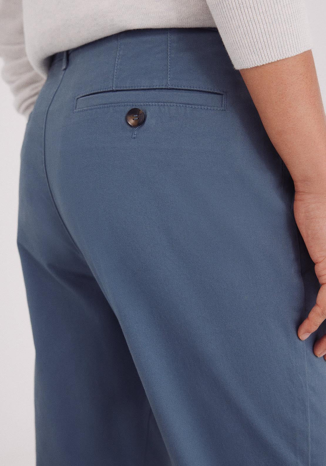 Slim Fit Chinos - Blue