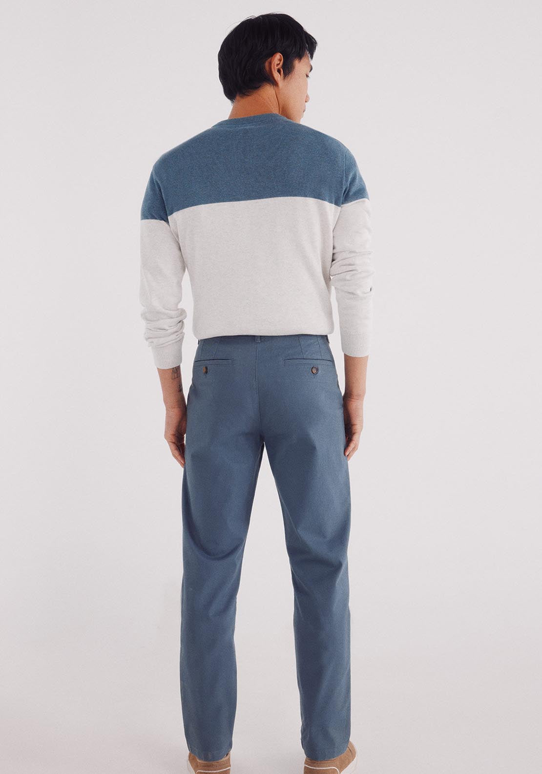 Slim Fit Chinos - Blue