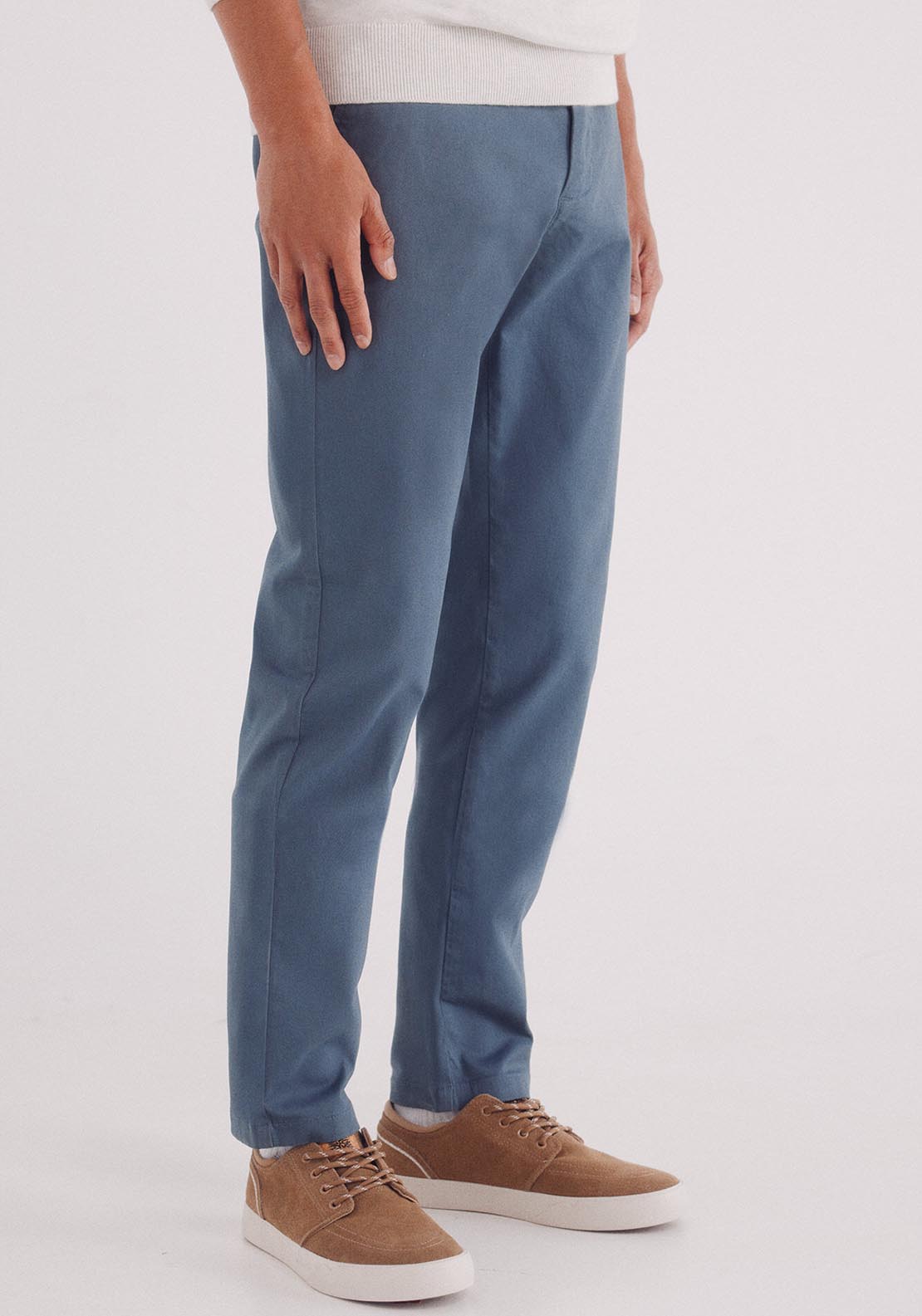 Slim Fit Chinos - Blue