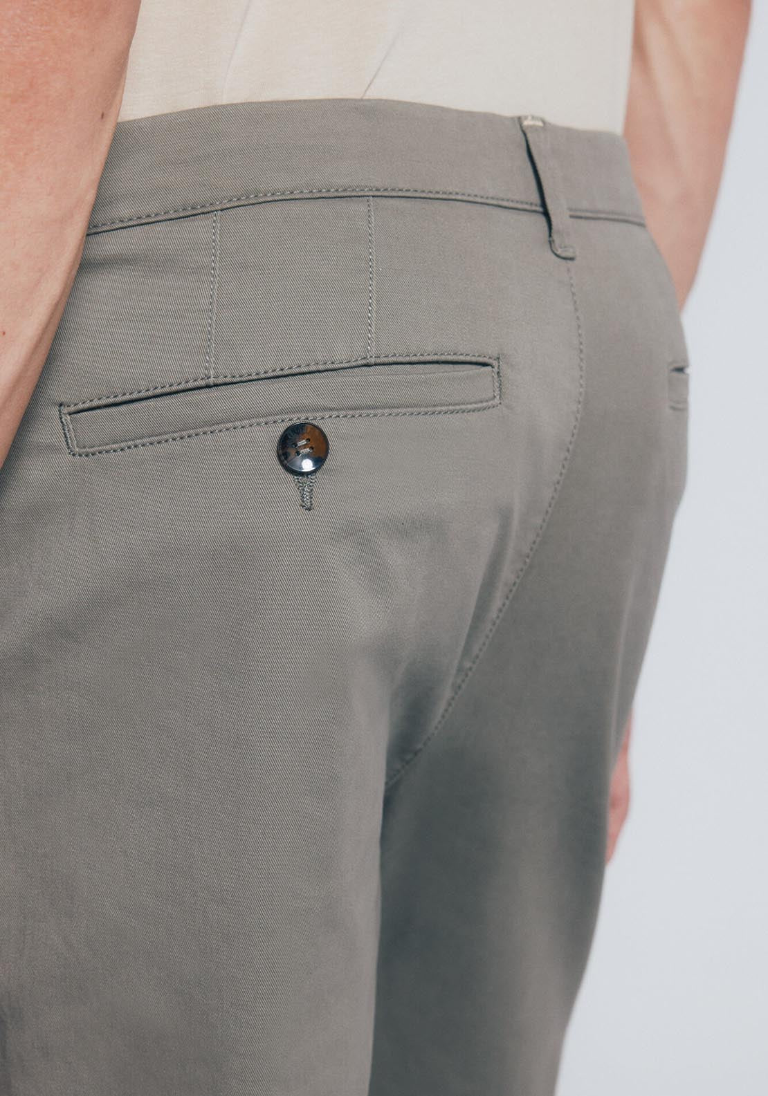 Slim Fit Chinos - Green