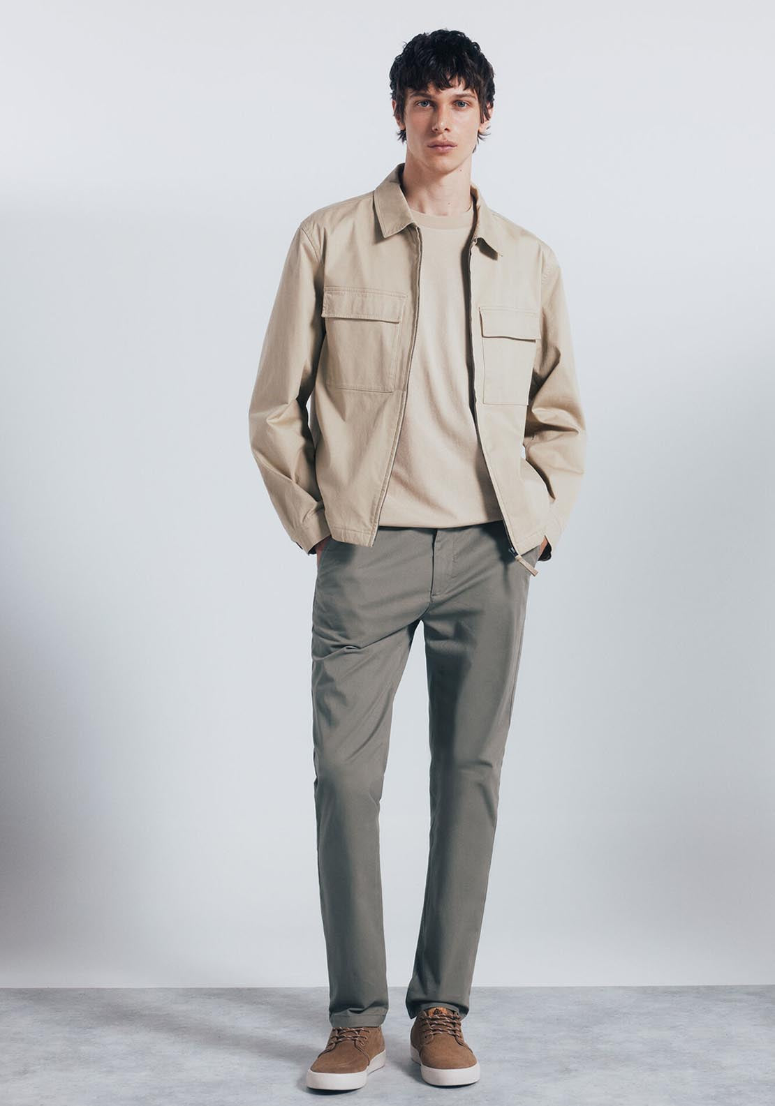 Slim Fit Chinos - Green