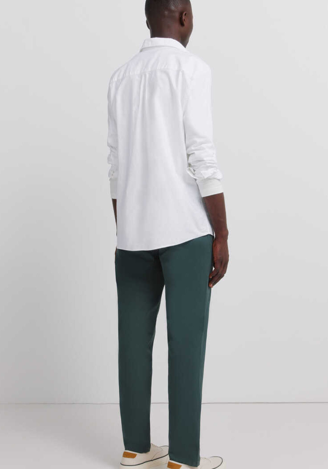 Springfield Slim Fit Cotton Chinos - Medium Blue 2 Shaws Department Stores