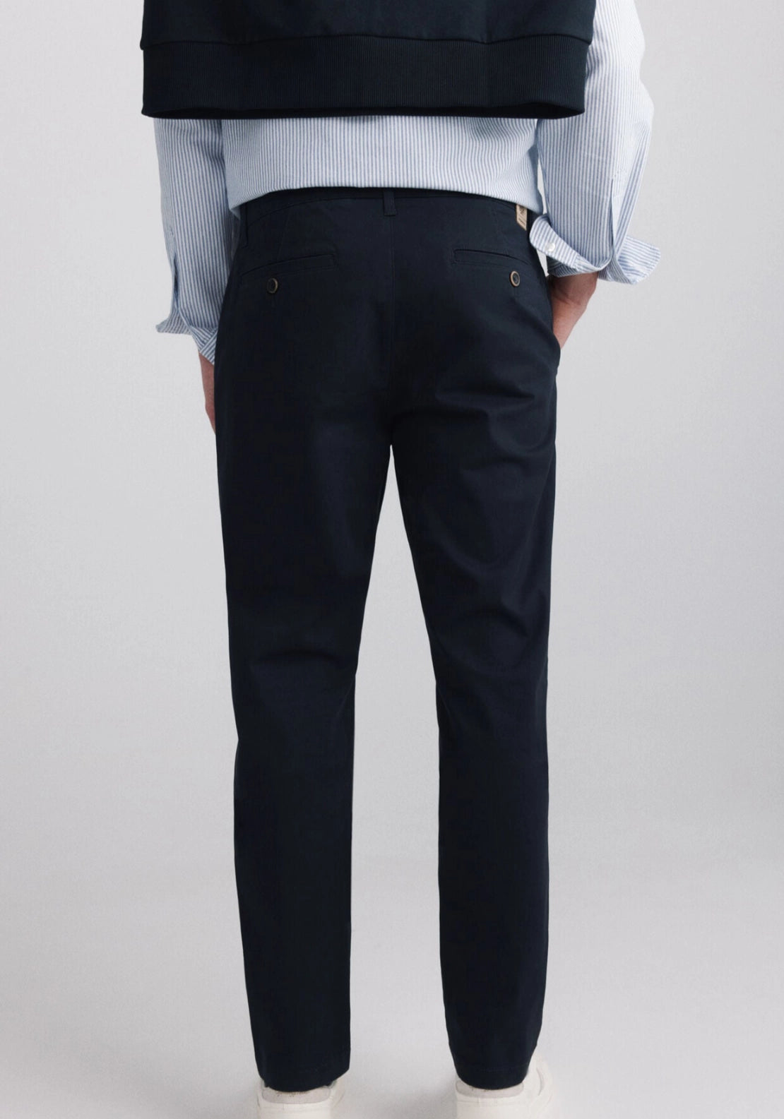 Slim Fit Basic Chino - Blue