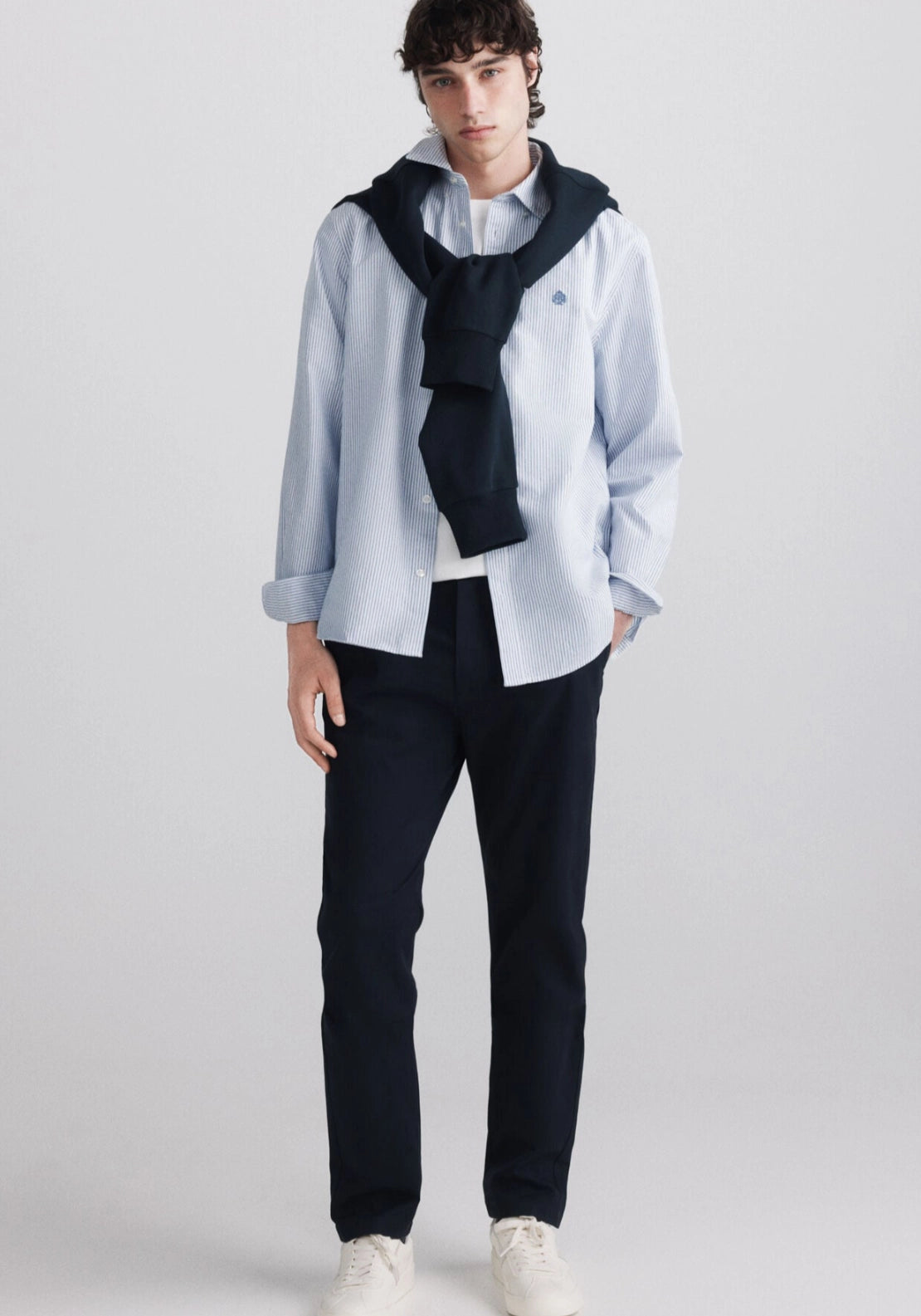Slim Fit Basic Chino - Blue